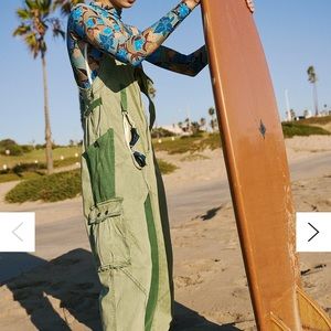 Free people movement Fast Track Onesie cargo khaki size XL